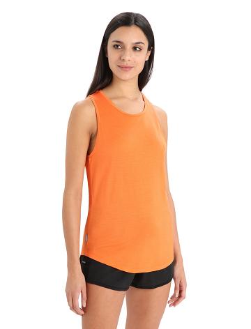 Flash Women's Icebreaker Merino Sphere II Tank T Shirts | USA 1570YXFU